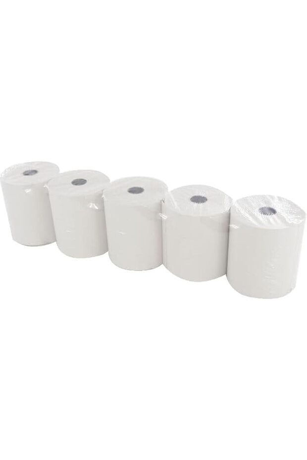Single Ply Adding Machine Paper Roll, White