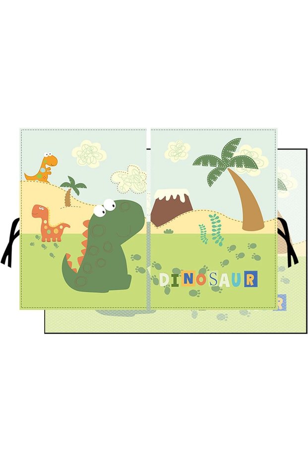 Magnetic Car Window Shade for Baby and Kids,Double-Layer Side Window Sun Shades with Dinosaur Patterns,UV and Heat,68x50cm