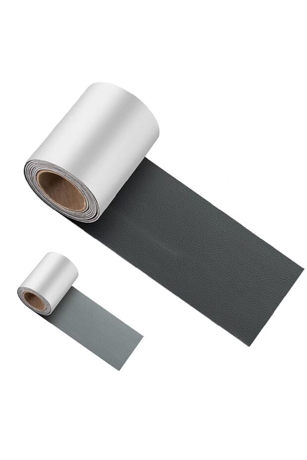Self Adhesive Vinyl and Repair Patch Tape,3 x 60 Inch Upholstery Fix Kit for Couches,Car Seats,and Furniture,Black