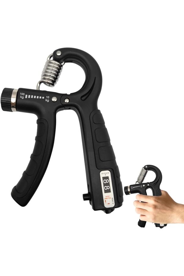 Grip Strength Trainer, Adjustable Resistance 22-132Lbs (10-100kg), Forearm Strengthener Suitable for Muscle Building & Injury Recovery