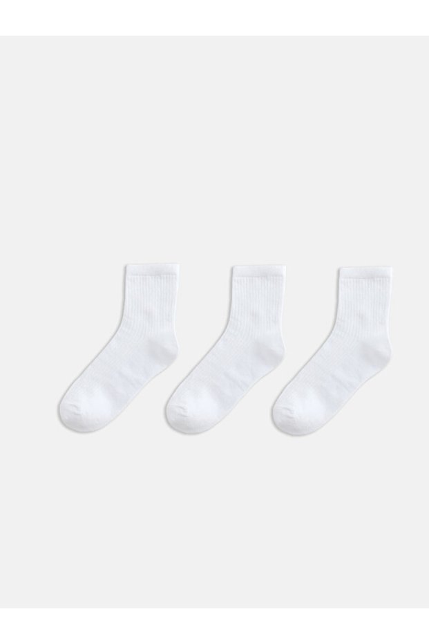 Rmz Gi̇yi̇m Farkiyla Women's Sock Socks 3-Piece Set