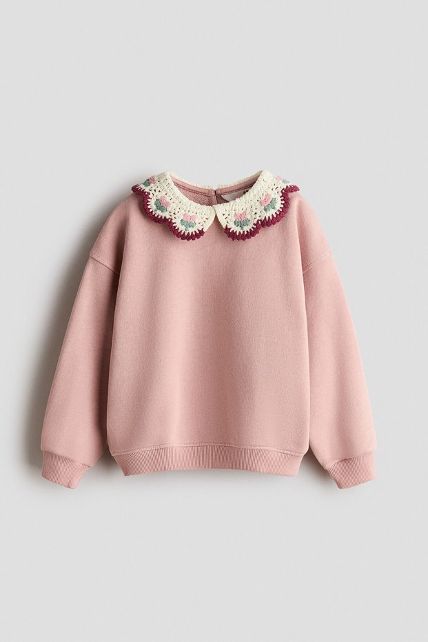 Yakalı Sweatshirt
