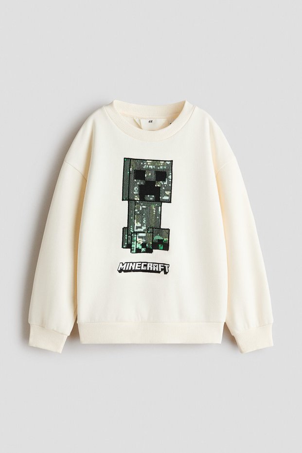 Çift Yönlü Pullu Sweatshirt