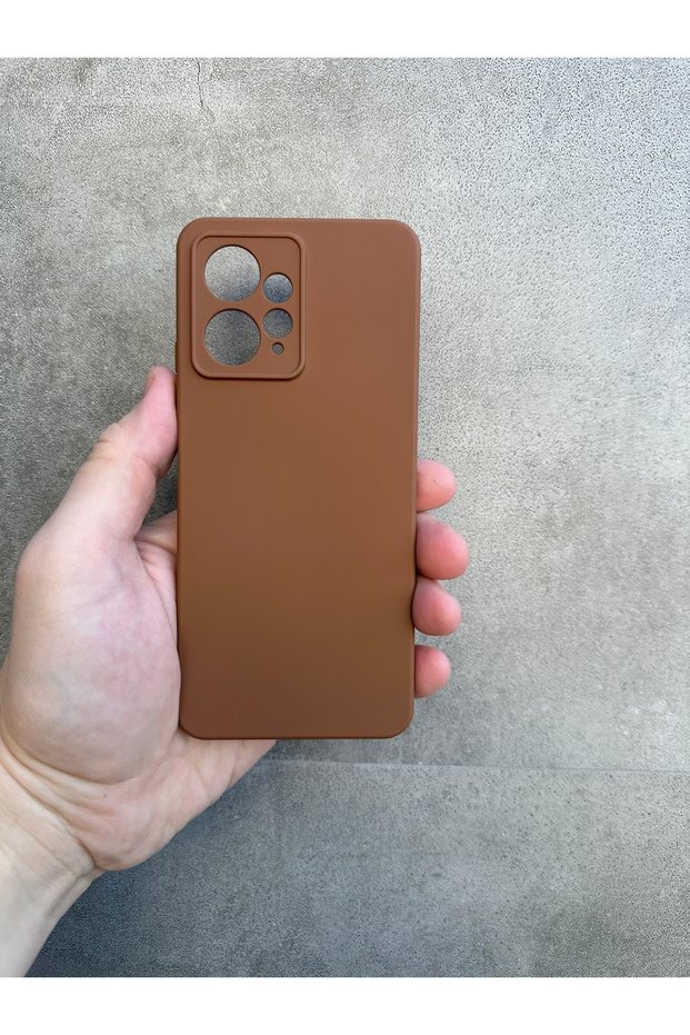 Redmi Note 12 4g Compatible Case Brown Camera Protected Shock-Absorbing Slim Phone Case