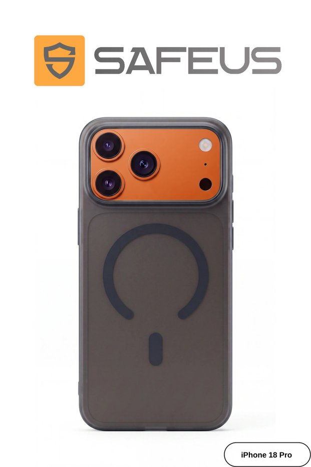 Magsafe Compatible Non-Yellowing Matte Hard Semi-Transparent Thin Mica Premium Case Compatible with iPhone 18 Pro / 17 Pro