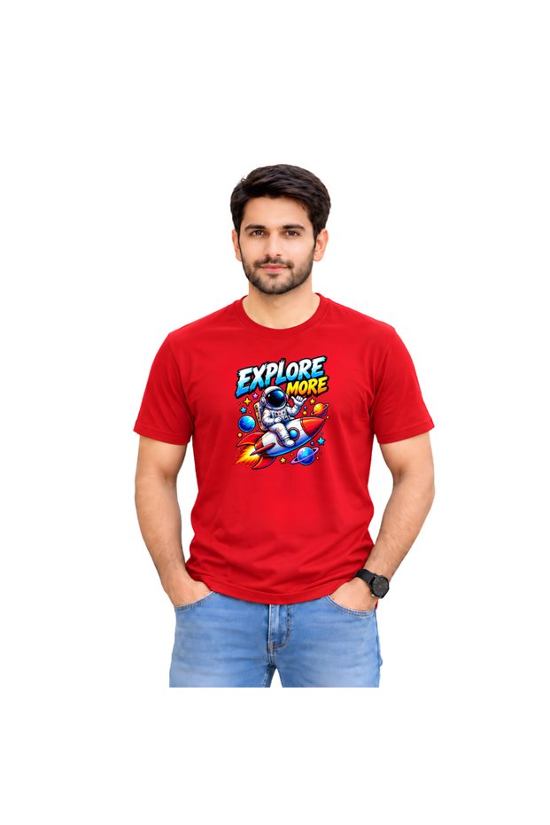 Astronaut Space Men's T-Shirt | Short Sleeve | Cotton Casual Wear