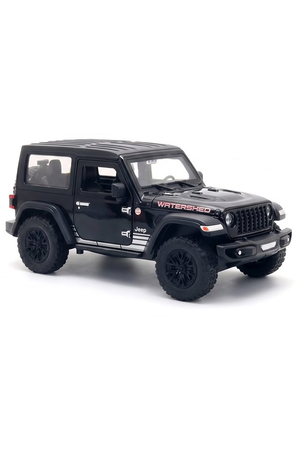 1:24 Metal Off-Road Jeep Black with Sound and Light 20cm. | 3+ Years Old | 1 Piece | Fine Motor Skill