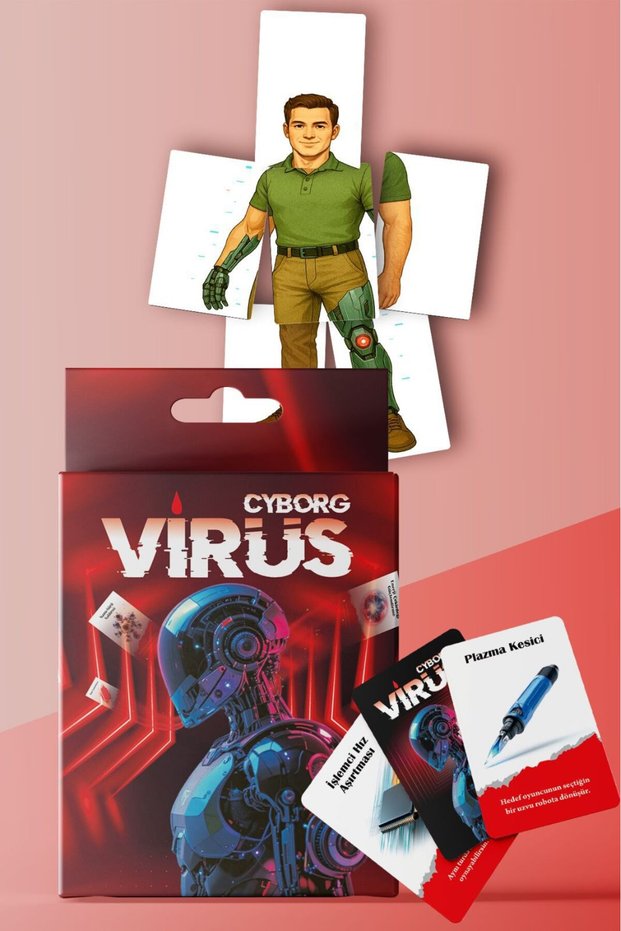 Virus Game - Card Game - Cyborg
