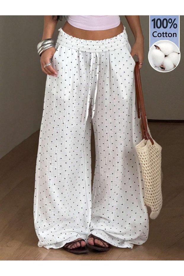 Pantaloni, alb