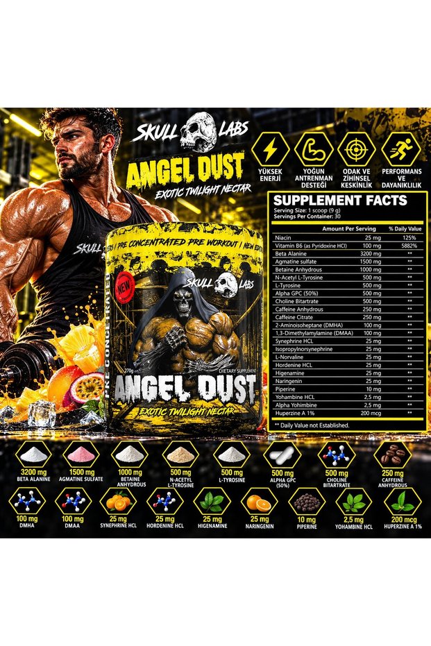 Angel Dust Preworkout 30 Servings - New Edition