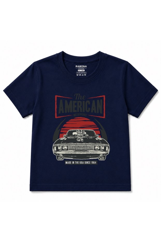 American Motorworks 1964 - Vintage Muscle Car Retro Racing Kids Graphic T-Shirt