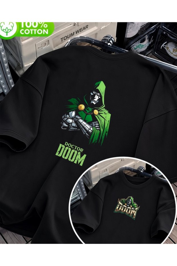 Doctor Doom Printed Unisex Oversize T-Shirt