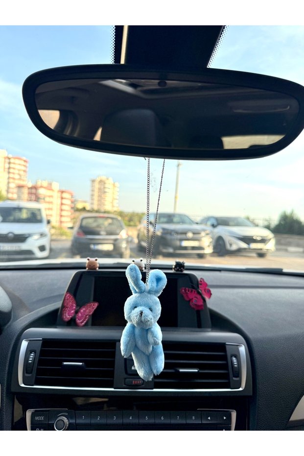 Automobile Rear View Ornament Teddy Bear Plush Bear Auto Accessory