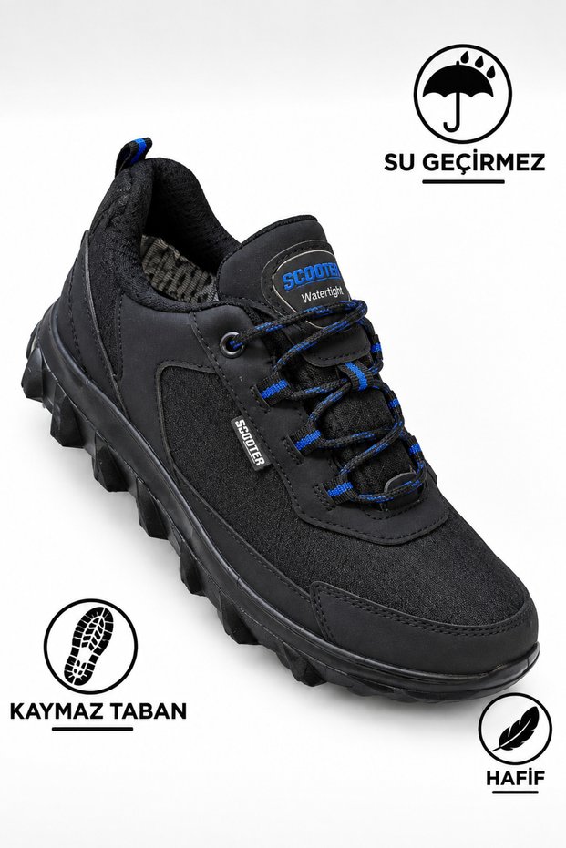 9740 Waterlight Men's Waterproof Trekking Outdoor Shoes Non-Slip Sole Lace-Up Sports Winter Shoes