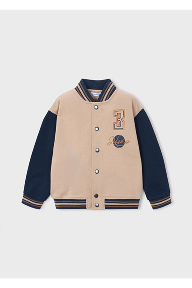 Boy's Bomber Sweatshirt Cardigan 4473