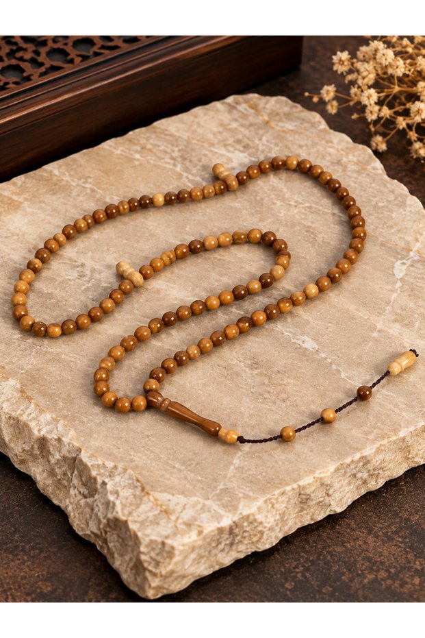 5mm 99 Beads Natural Raw Kuka Prayer Rosary - Naturalness and Nobility