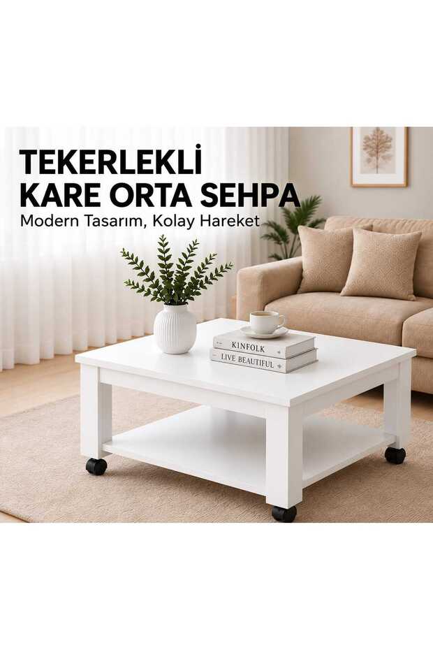 TEKERLEKLİ ORTA SEHPA