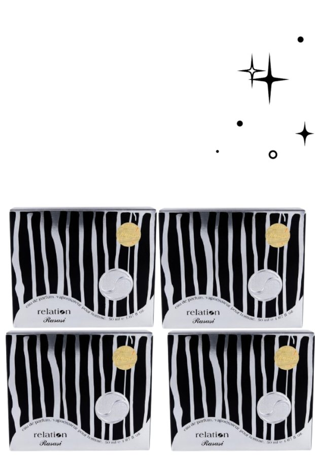 4 قطع عطر Relation Pour Homme 50 مل
