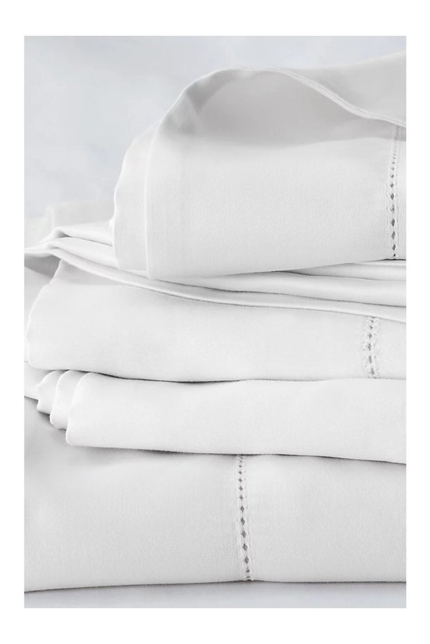 Connaught Egyptian Cotton and Silk Blend Flat Sheet