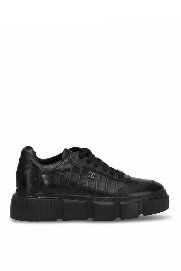 152-24212 Men's Genuine Leather Casual Shoes Black