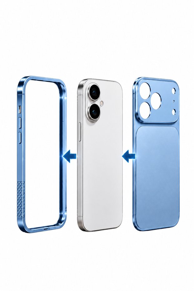 iPhone 16 18 Pro Lookalike Premium Quality Back Cover and Side Frame Conversion Set