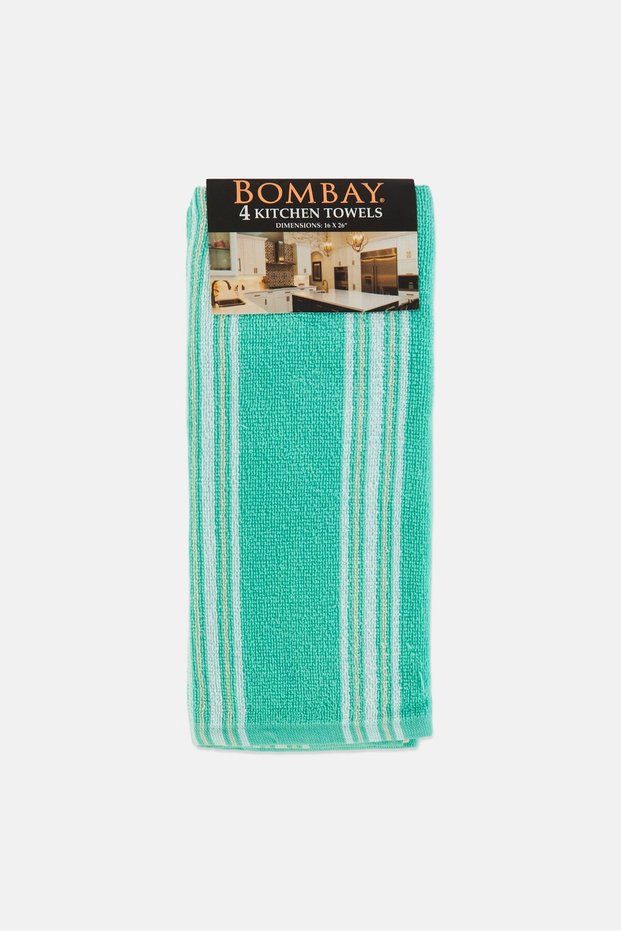 4 Pcs Kitchen Towels, Multicolor