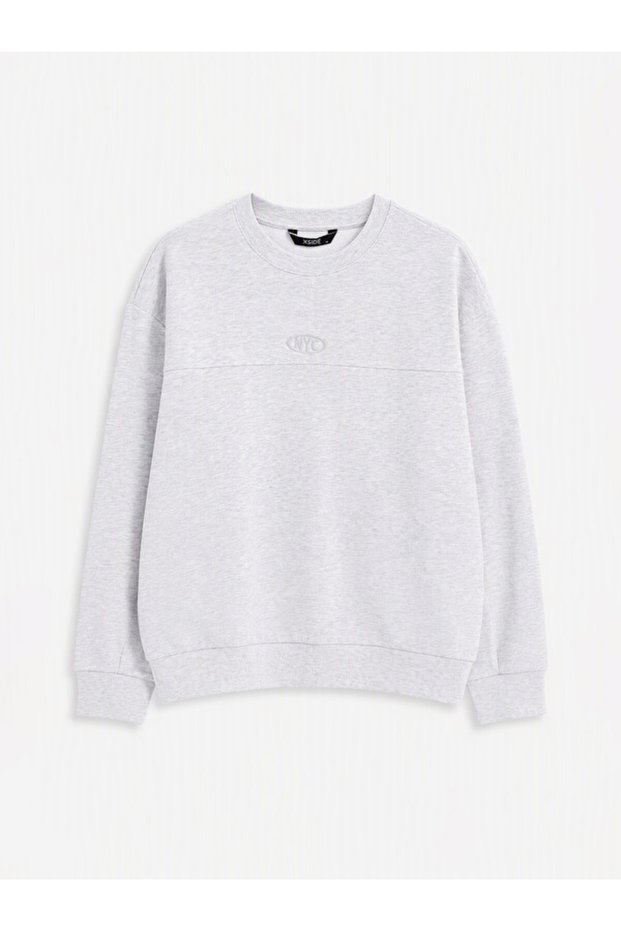 Quality Parts Nyc Embroidered Men's Sweatshirt from Çelebi Store