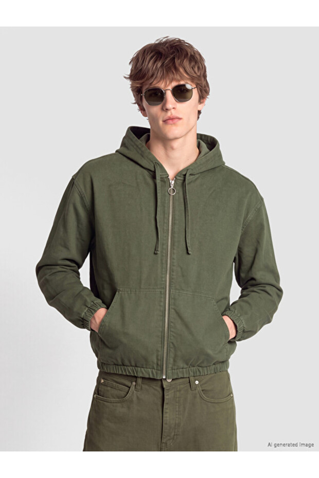 Men's Hooded Zipper Shirt for Style Enthusiasts from Uzg Store
