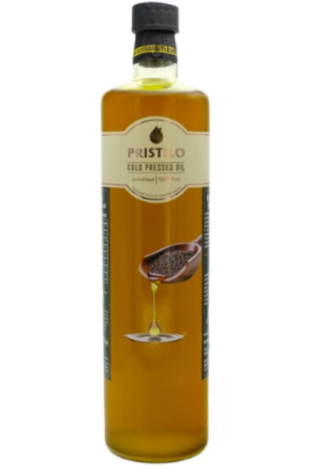 Pristilo Cold Pressed Mustard Oil – 500ml - Bold Flavor, Natural & Unrefined - Rich in Omega-3, Antioxidants