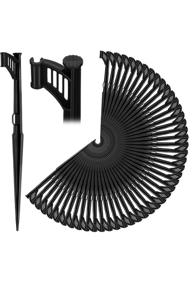 25 Pcs 13" Irrigation Drip Support Stakes for 1/4 Inch Tubing,Garden Watering System Ground Stakes