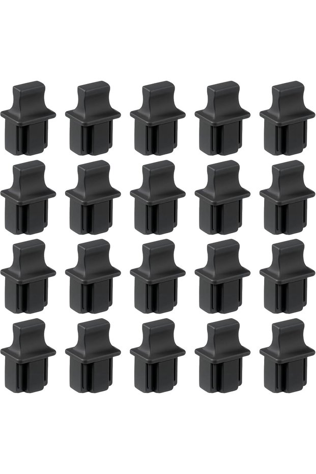 20pcs RJ45 Silicone Dust Covers,Ethernet LAN Port Protectors for Routers and Switches