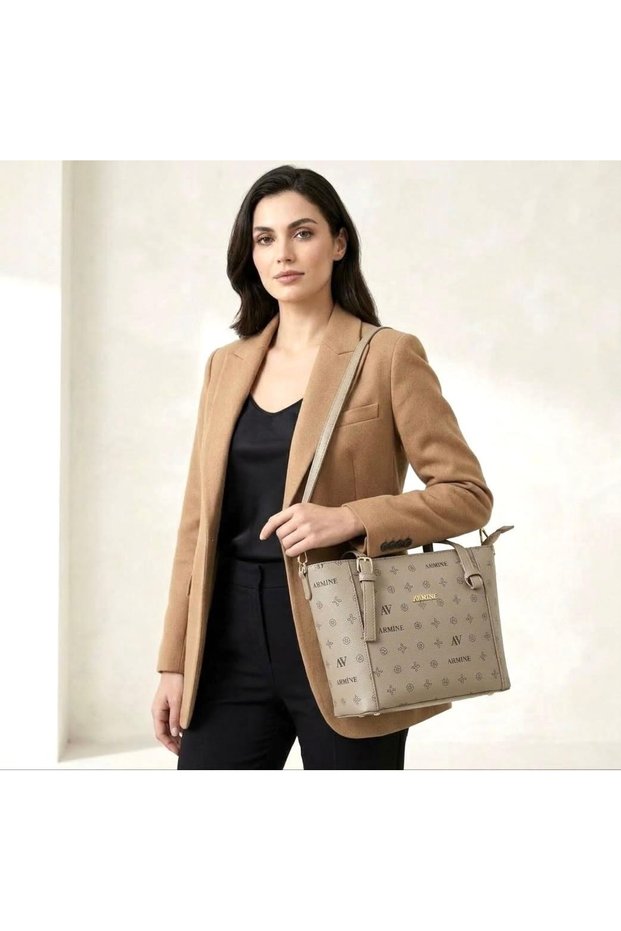 Asm349 Mink Printed Women's Hand & Shoulder Bag