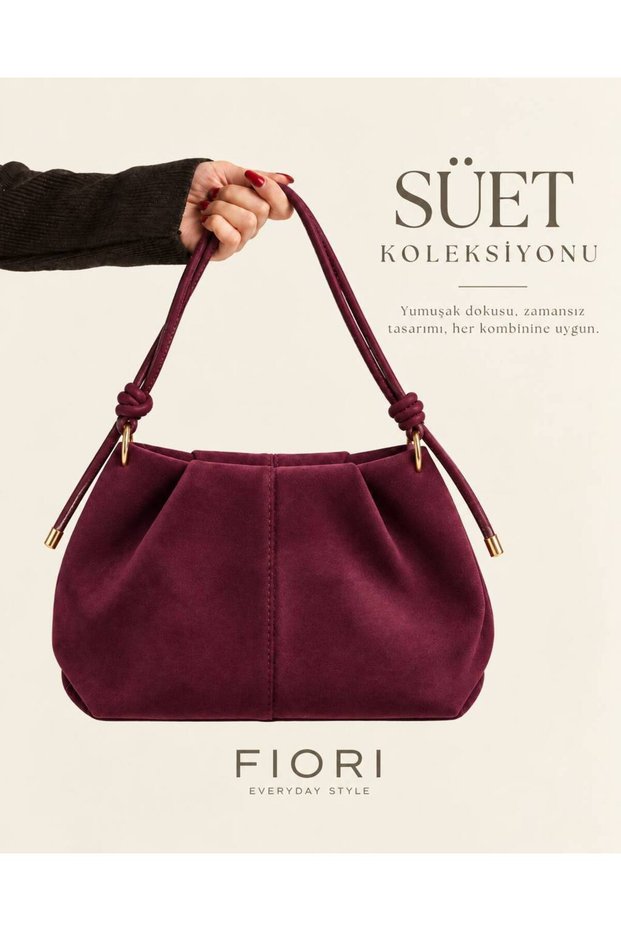 Women's Suede Leather Handbag Shoulder Bag