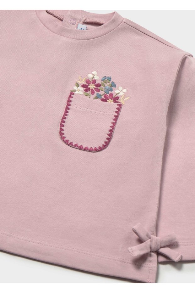 Winter Baby Girl T-Shirt-Long Sleeve