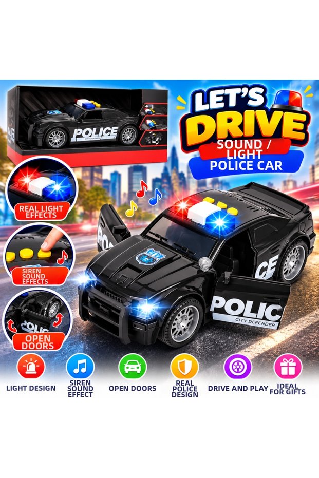Lc-31354 Police Car with Sound/Light