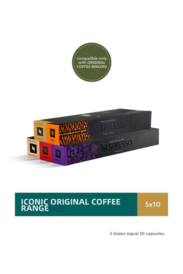 Iconic Original Coffee Selection - 50 Capsules