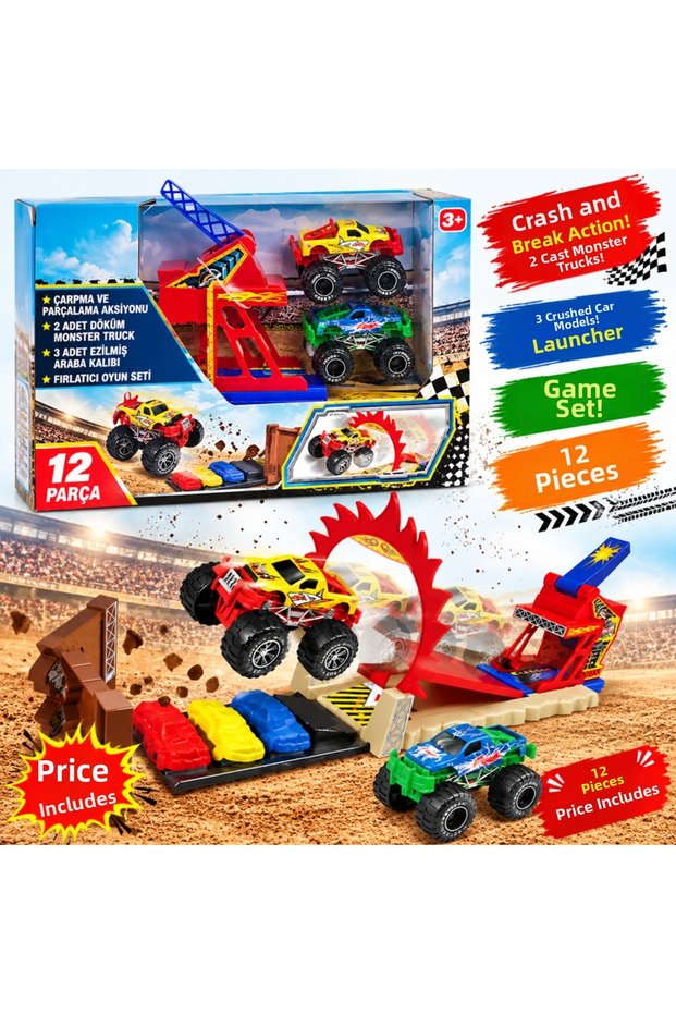 Snt31206 12 Pcs Truck Toy