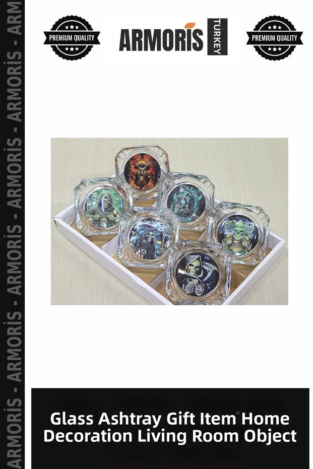 Glass Ashtray Giftware Home Decoration Living Room Object