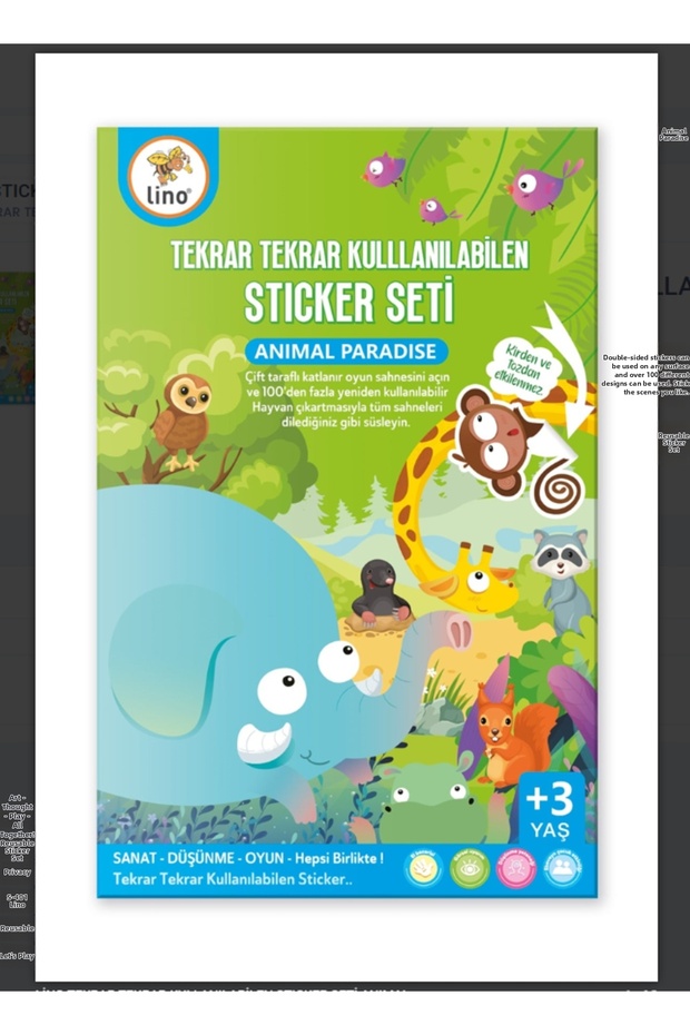 Reusable Sticker Set Space