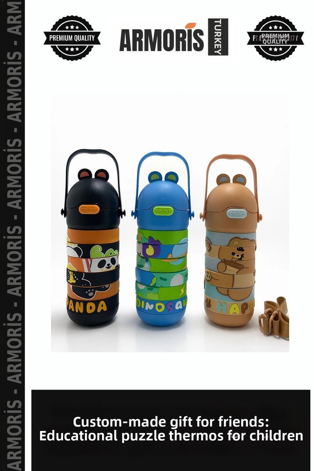 Special Edition Gift for a Friend Game Clock Holiday Preparation Educational Puzzle Puzzle Children's Thermos