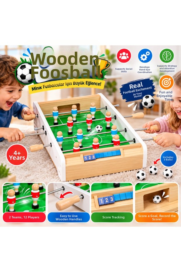 Wooden Foosball