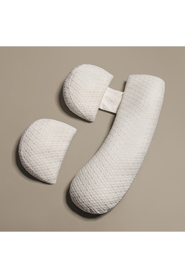 Updated type white PANGDUBE Multifunctional Pregnancy Pillow for Pregnant Women Pregnant Pillow Brea