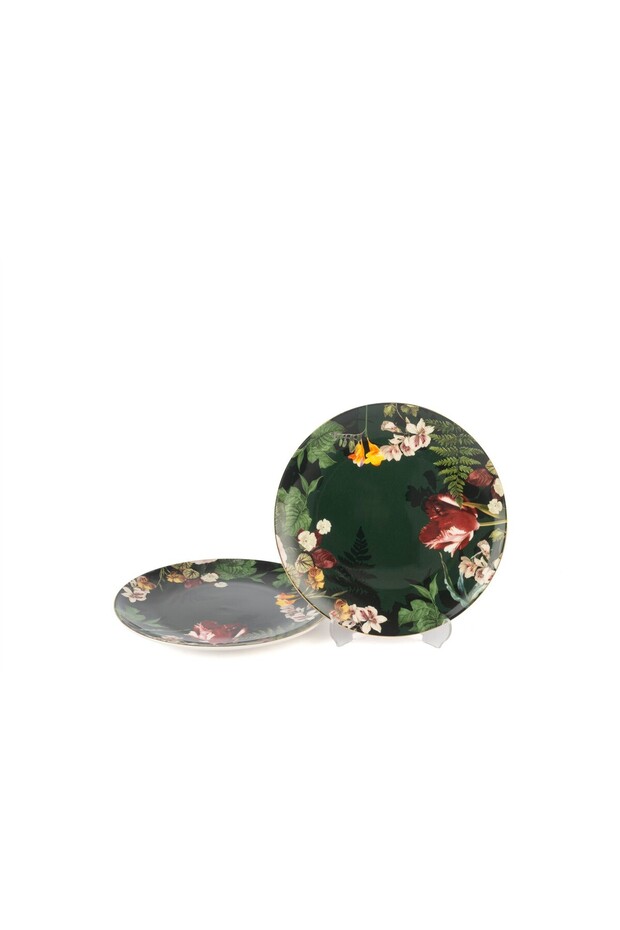 La Maison 2-Pack Green Dessert Plate 20cm