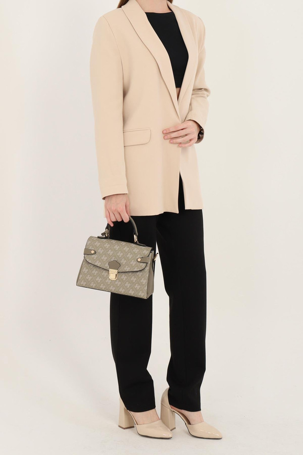 Y.Yeşil - Y.Yeşil Monogram Women's Handbag Sp1159