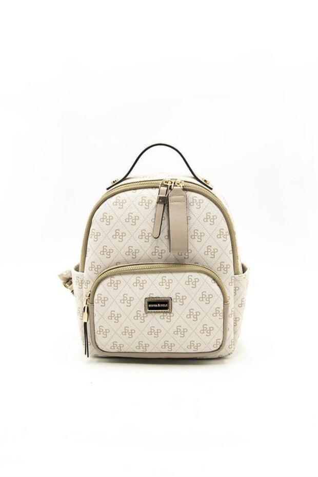 Beige - Sand Monogram Women's Backpack Sp1130
