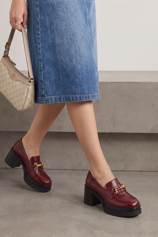 Vesper Luce Women's Heeled Loafer 0012593 Cherry Rustic