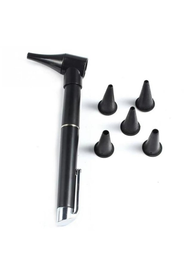 black Medical Otoscopy Ophthalmoscope Ear Care LED Otoscopio Medico Ear Light Scope Set Otoscope Dia