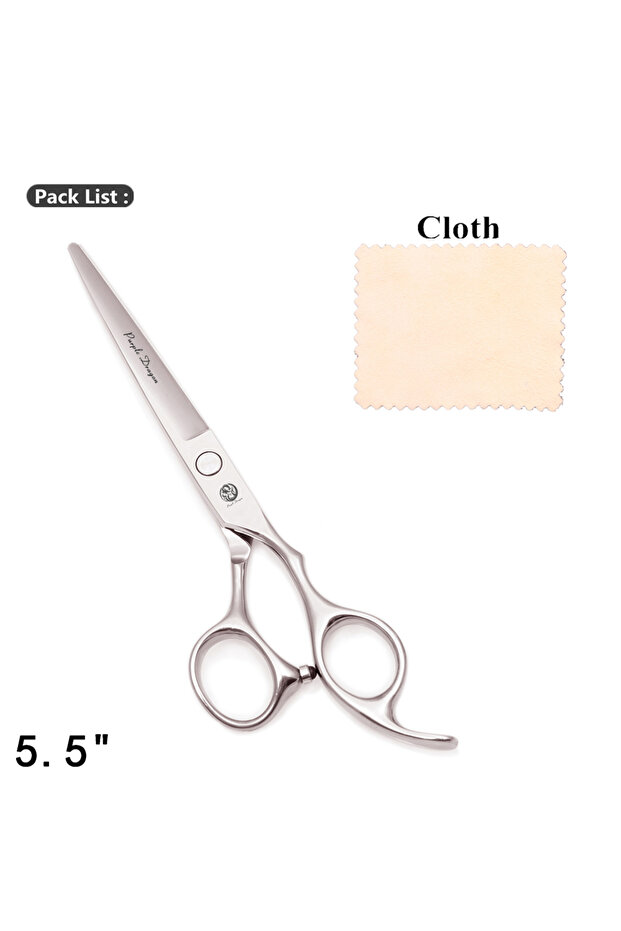 Z1006 Yin C 5.5N Barber Scissors 5" 5.5" 6" 6.5" 7" 7.5" 8" Japan Stainless Hairdressing Scissors Cu