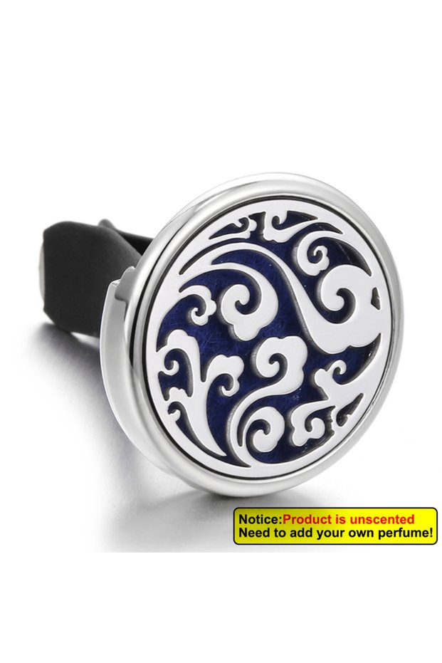 XQ202-6 Insert Aromatherapy Pad Tree of Life Perfume Essential Oil Diffuser Car Vent Clips Air Fresh