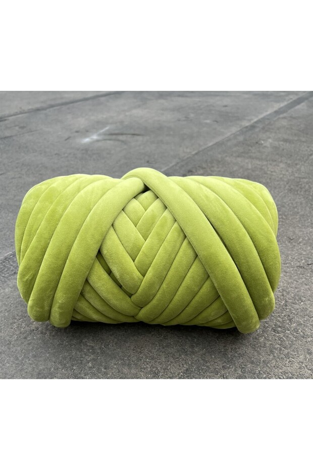 Olive green 1KG 1KG 1000G Super Velvet Chunky Yarn Thick Bulky Giant Thread White Bag for Hand Knitt